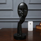 Scandinavian Style Woman Mask Model Cafe Decoration