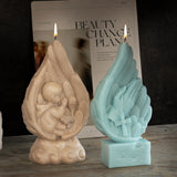 Angel Wings Candle Mould Prayer Jesus Wings Aroma Candle Silicone Mold