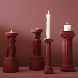 Ancient Greek Ionian Roman Column Aroma Candle Holder