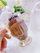 Ice Cream Coffee Aroma Candle Glass